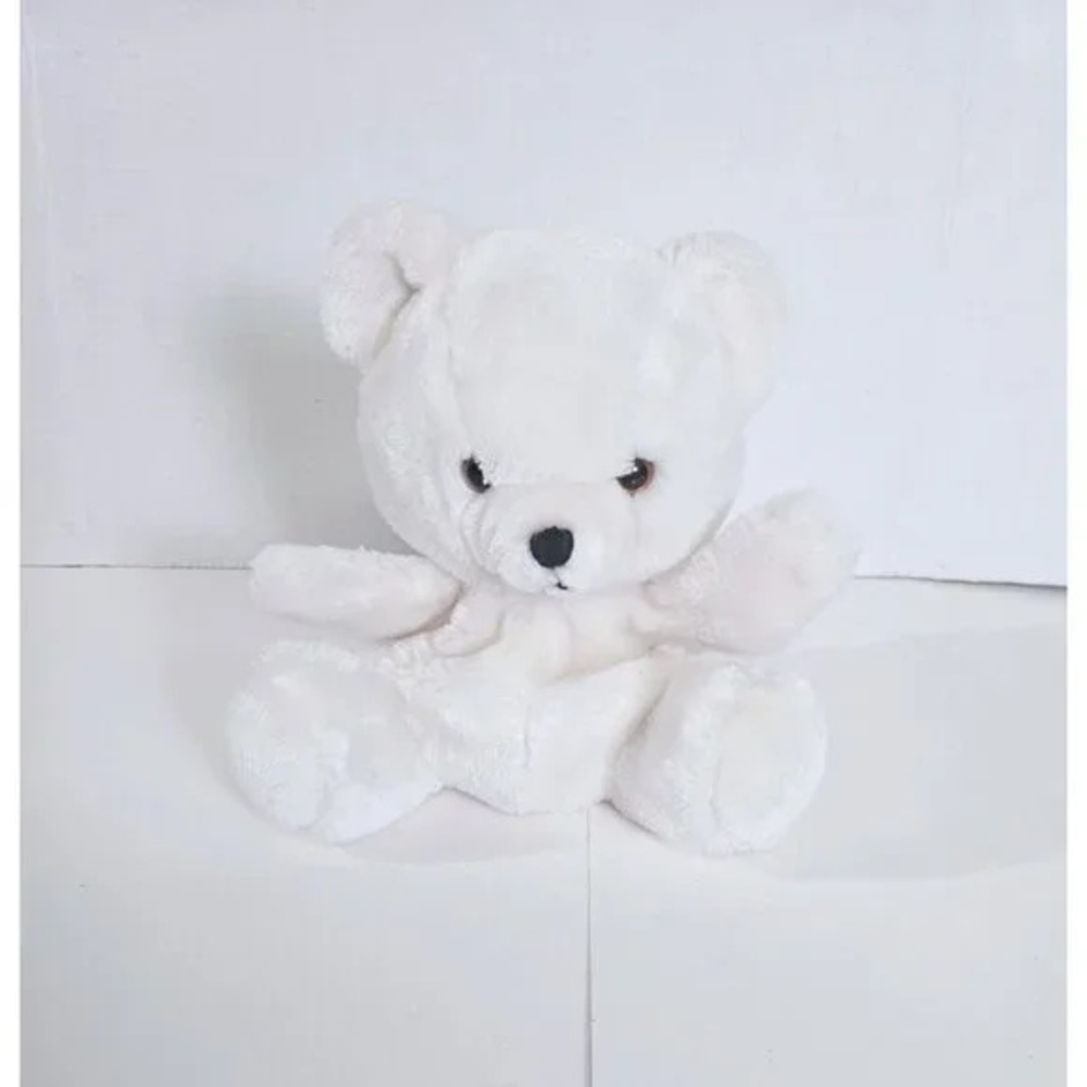 Plush White Teddy Bear
